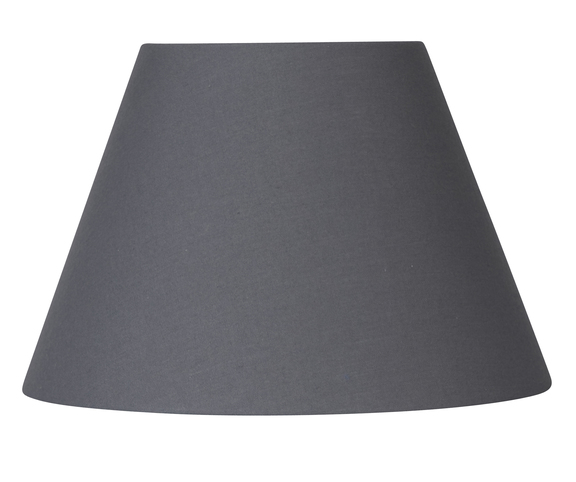 Abat-jour forme conique Ø14p gris ardoise